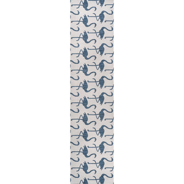 Liana Casual Coastal Flamingos Two-tone Indoor/Outdoor Area Rug